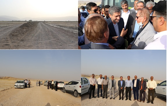 بازدید استاندار فارس از طرح در دست ساخت راه مربط